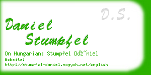 daniel stumpfel business card